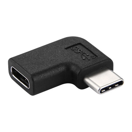 Right Angle (90 Degree) USB Type-C Extender Adapter (Male to Female)